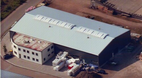 Luftaufnahme Farbenfabrik Zimmermann und Reichel